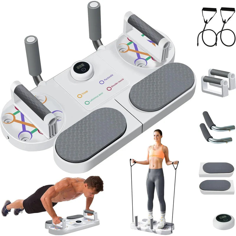 Multi-Function Push-Up Board with Handles